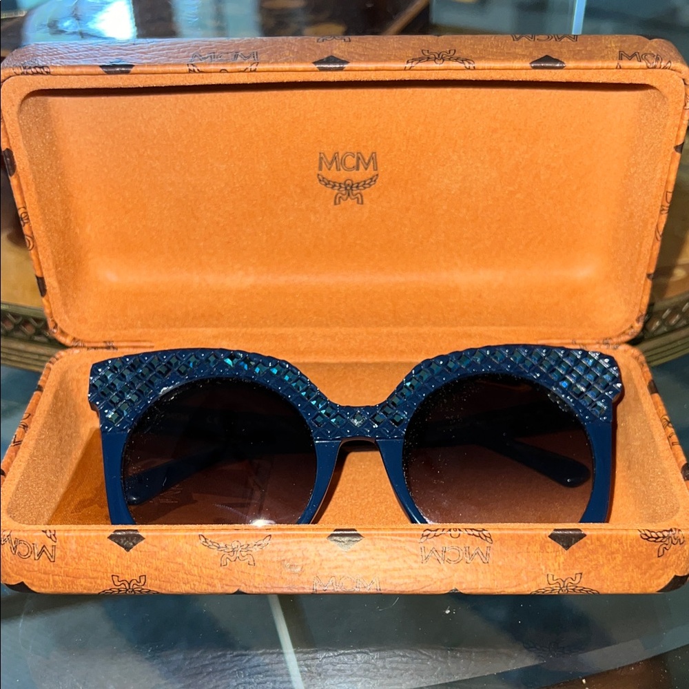 MCM Navy Sparkle ✨ Sunglasses
